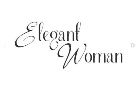 Elegant Woman Font – Luxury Display Typeface from the Elegant Fonts Collection