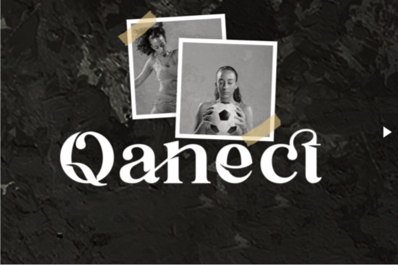 Qanect Elegant Font – Trendy Serif from the Elegant Fonts Collection